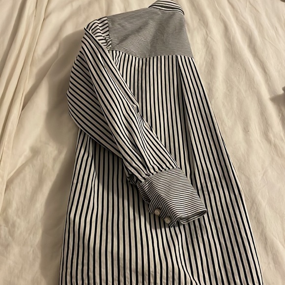 zara basic striped button down - Picture 3 of 3